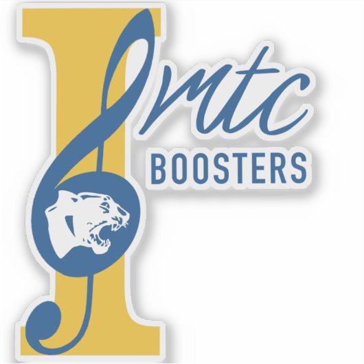 IMTC Boosters Auto Decal (Clear) Sticker (Voorkant)