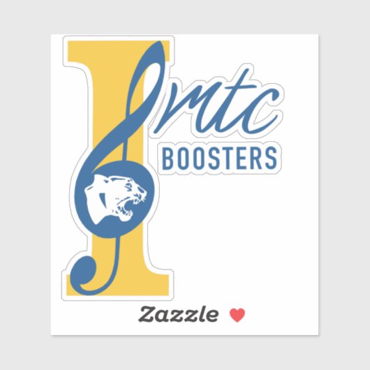 IMTC Boosters Auto Decal (Clear) Sticker (Vel)