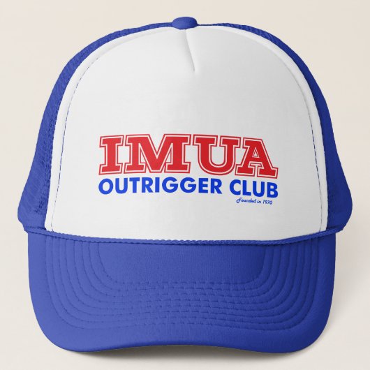 IMUA-Logo uit 1970 Trucker Pet (Voorkant)