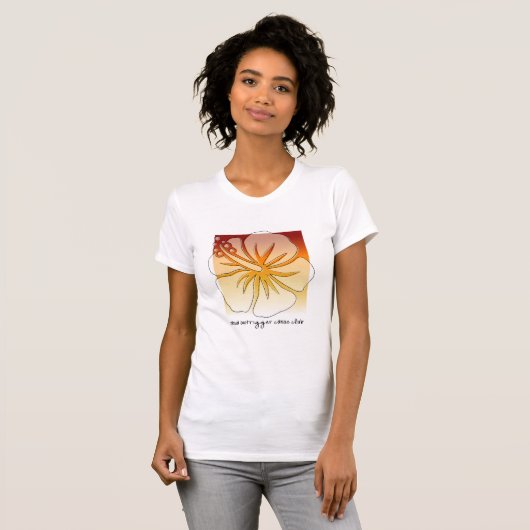 Imua Outrigger - Hibiscus T-shirt (Voorkant volledig)