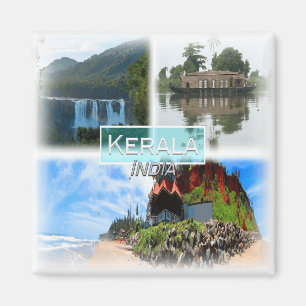 IN0034 Azië, India Kerala, koelkast Magneet