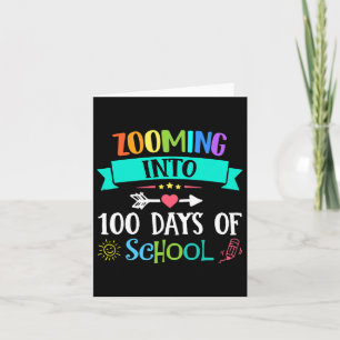 In 100 dagen van de leerkracht Kinder gift Kaart