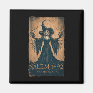In 1692 misten ze een Halloween feministische heks Magneet