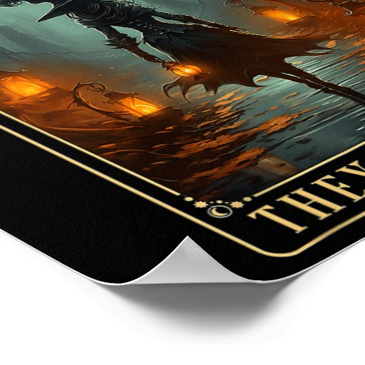 In 1692 misten ze een heks van Halloween Poster (Hoek)