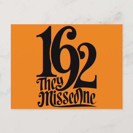 In 1692 werd er een heks Halloween Spooky seizoen Briefkaart (Voorkant)