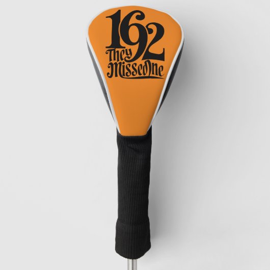 In 1692 werd er een heks Halloween Spooky seizoen Golfheadcover (Voorkant)