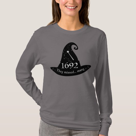 In 1692 werden er veel overgeslagen t-shirt (Voorkant)