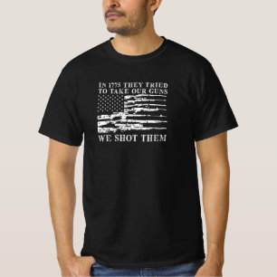 In 1775 probeerden ze onze Pistolen af te nemen, w T-shirt