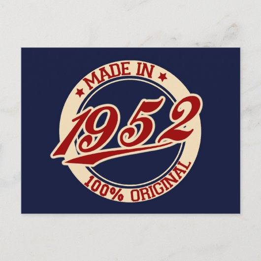 In 1952 briefkaart (Voorkant)