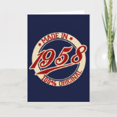 In 1958 kaart (Voorkant)