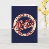 In 1958 kaart (Gele Bloem)