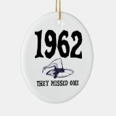 In 1962 misten ze Salem Witch Halloween Keramisch Ornament (Rechts)