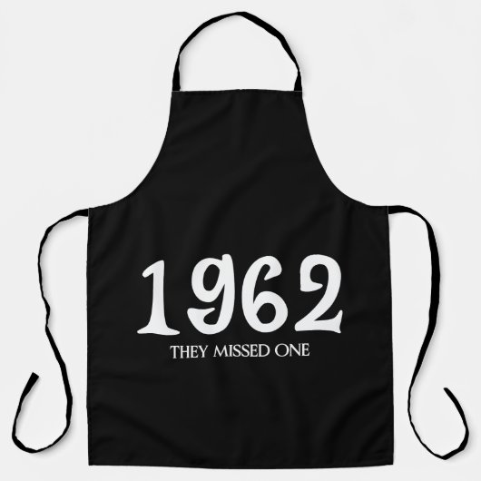 In 1962 misten ze Salem Witch Halloween Schort (Voorkant)