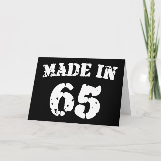 In 1965 kaart (Voorkant)