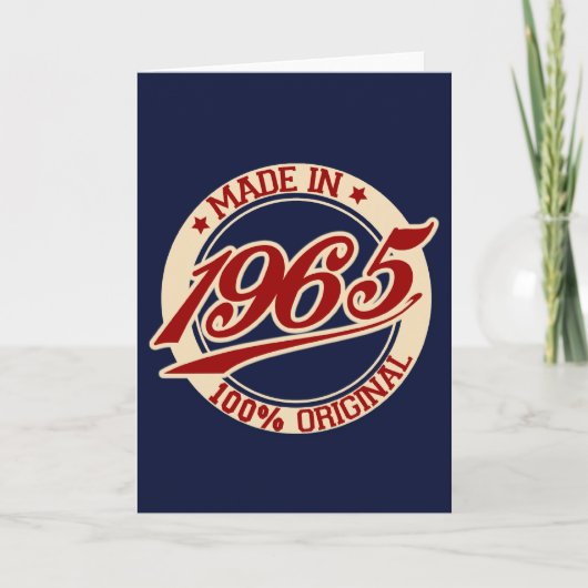 In 1965 kaart (Voorkant)