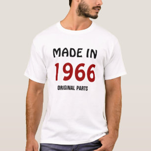 In 1966 vervaardigde originele onderdelen t-shirt