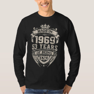 In 1969 werd 53 jaar Geweldige T-shirt
