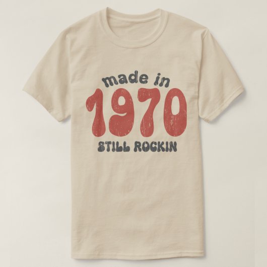 In 1970 werden nog steeds  cijfers gevonden t-shirt (Design voorkant)