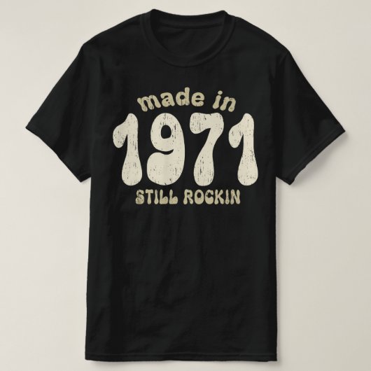 In 1971 werden nog steeds  cijfers gevonden t-shirt (Design voorkant)