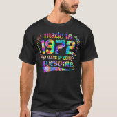 in 1972 50 jaar Geweldige geboorte T-shirt (Voorkant)