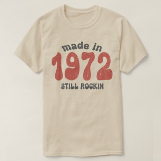 In 1972 werden nog steeds  cijfers gevonden t-shirt