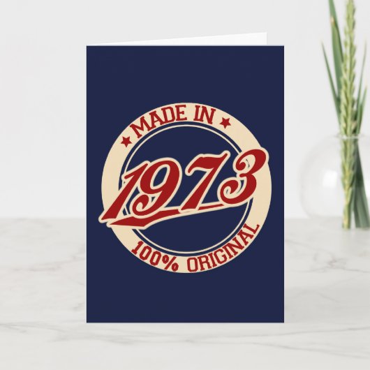 In 1973 kaart (Voorkant)