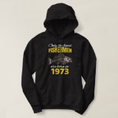 In 1973 worden vrouwen 49e verjaardag in de visser hoodie