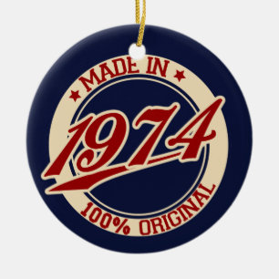 In 1974 keramisch ornament