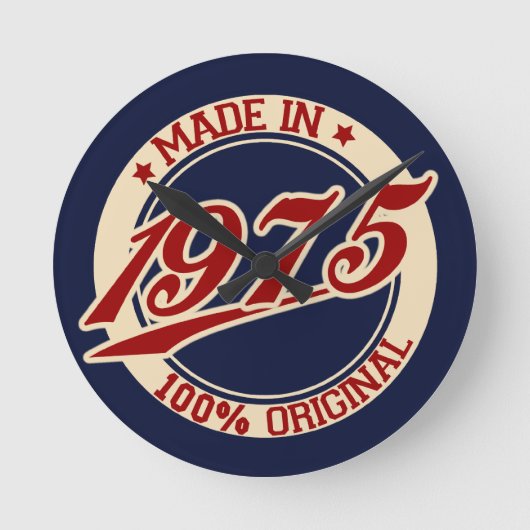 In 1975 ronde klok (Voorkant)