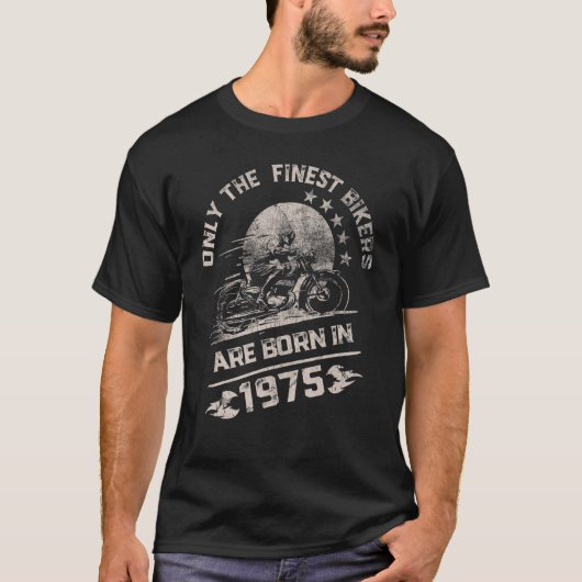 In 1975 zijn alleen de beste fietsers geboren. t-shirt (Voorkant)