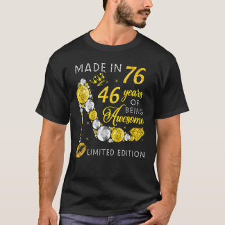 In 1976 werd 46 jaar Geweldige T-shirt