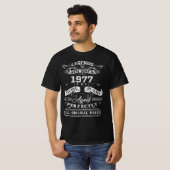 In 1977, 1977, werden de  legende geboren en werd  t-shirt (Voorkant volledig)