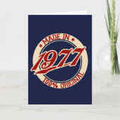 In 1977 kaart (Voorkant)