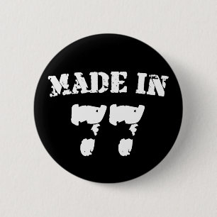 In 1977 ronde button 5,7 cm