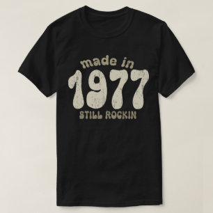 In 1977 werden nog steeds  cijfers gevonden t-shirt