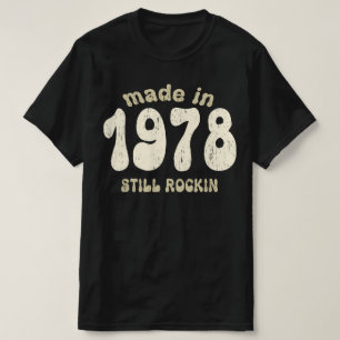 In 1978 werden nog steeds cijfers gevonden t-shirt