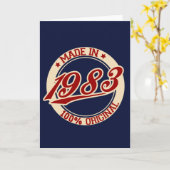 In 1983 kaart (Gele Bloem)