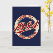 In 1984 kaart (Gele Bloem)