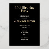 In 1992 30 jaar geweldige 2022 folie uitnodiging (Achterkant)