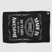 In 1992 30 jaar geweldige 2022 golfhanddoek (Horizontaal)