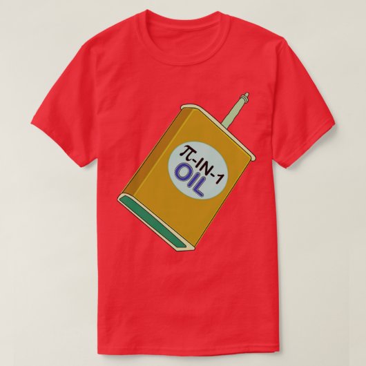 in 1 olie t-shirt (Design voorkant)