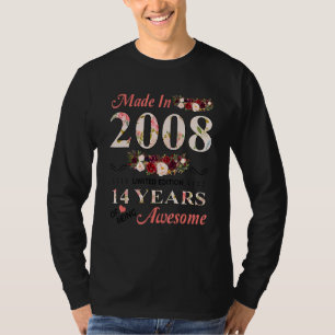 In 2008 werd 14 jaar Geweldige verjaardag gehouden T-shirt