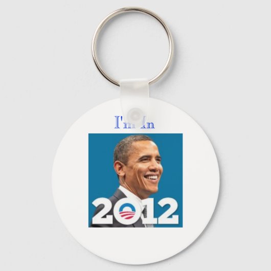 In 2012 ben ik in Obama Sleutelhanger (Voorkant)
