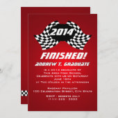 In 2014 werd het Afstuderen Racing Flags beëindigd Kaart (Voorkant / Achterkant)