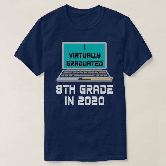 In 2020 heb ik bijna 8 graden gestudeerd t-shirt (Design voorkant)