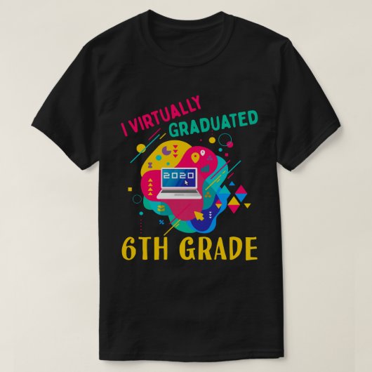 In 2020 heb ik bijna zes graden gegradeerd t-shirt (Design voorkant)