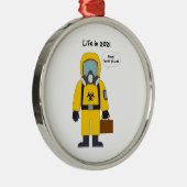 In 2021 aan het werk metalen ornament (Rechts)