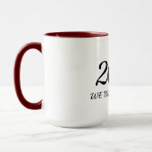 In 2021 zullen we het nieuwjaar zijn mok (Links)