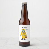 In 2022 aan het werk bier etiket (Voorkant)