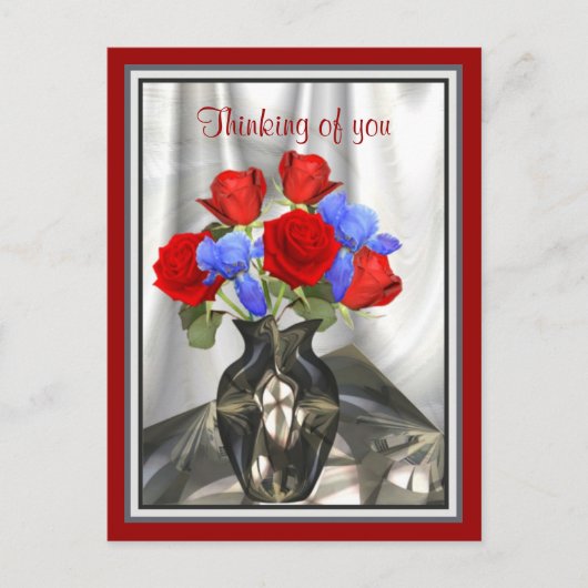 In a corner! briefkaart (Voorkant)